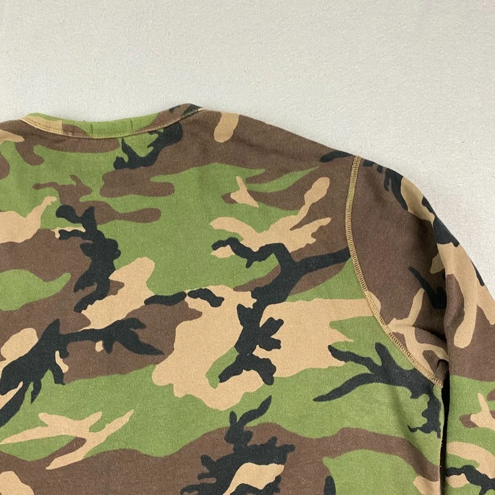 Polo Ralph Lauren Sportsman Mens Sweatshirt XXL 2XL Respect The Wildlife Camo